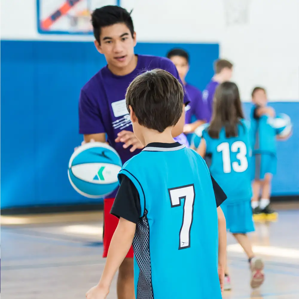 image of participant playing basketball