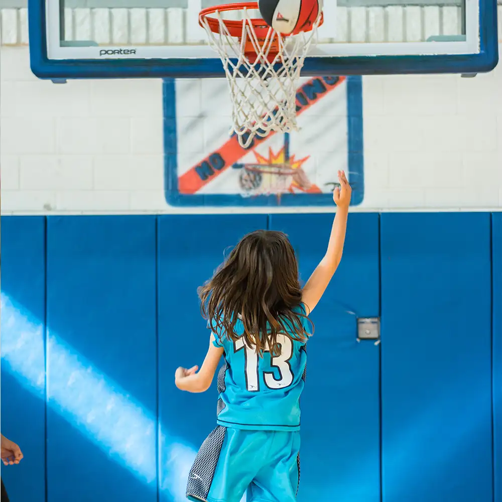 image of participant playing basketball